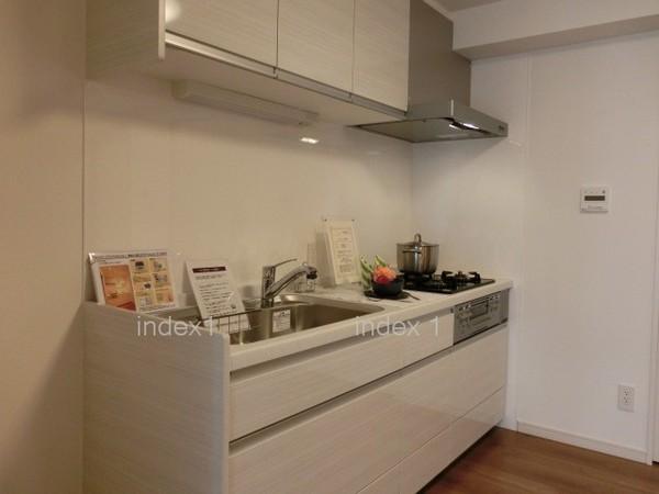 Kitchen. Established a system kitchen with storage capacity