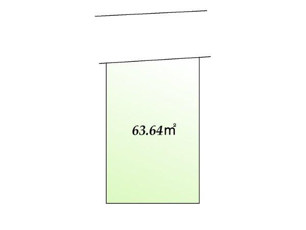 Compartment figure. Land price 62,800,000 yen, Land area 63.64 sq m