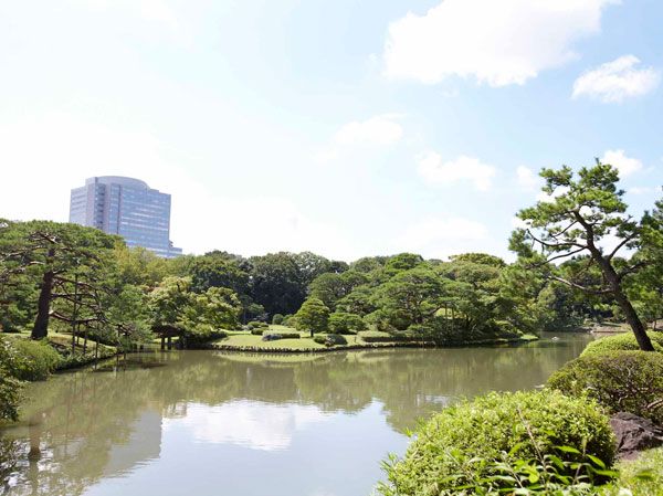 Surrounding environment. Rikugien (about 280m, 4-minute walk)