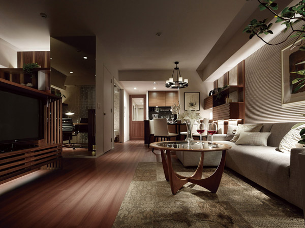 Living.  [Living Dining]  ※ Indoor posted below ・ Amenities are A type (part, Free select and paid option (both application deadline have) a)