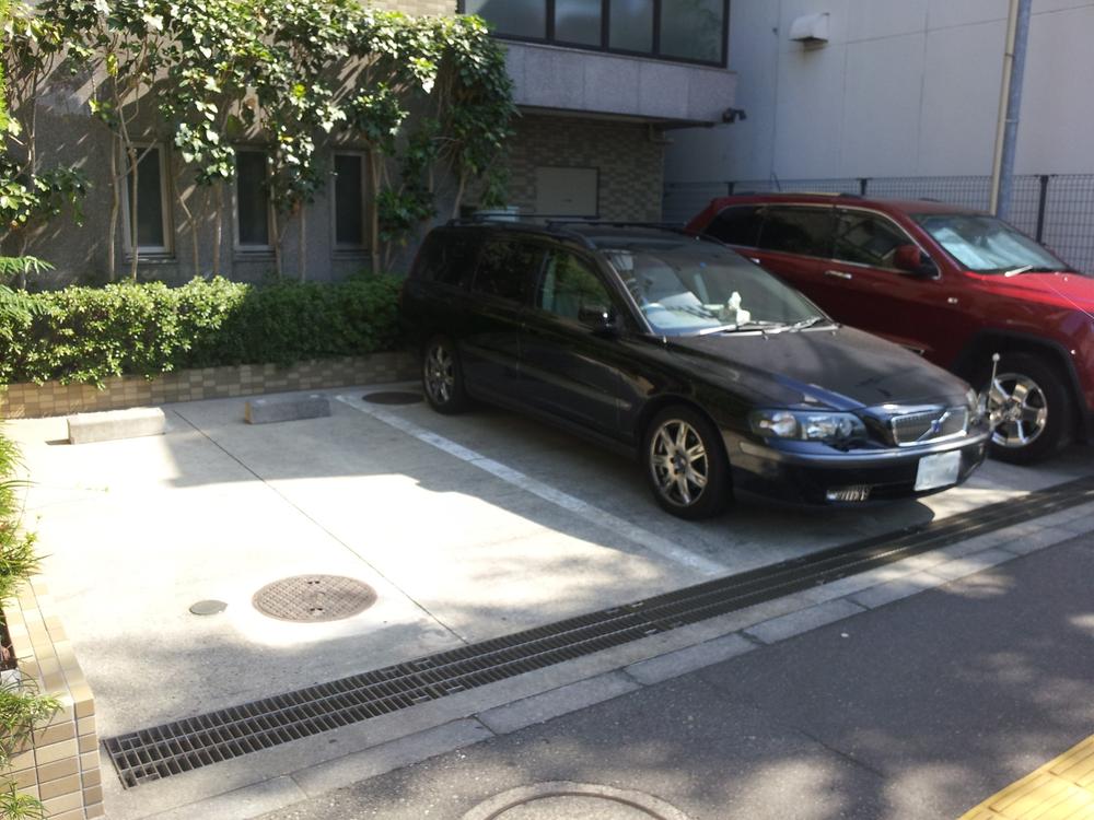 Parking lot. Common areas