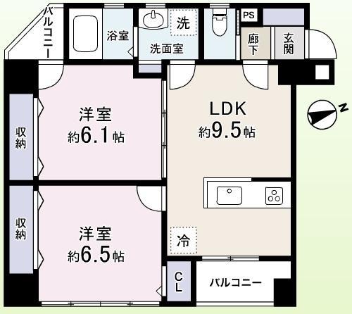 Floor plan. Commuting in front of the station ・ It is also recommended to go to school!