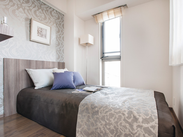 Interior.  [1LDK type / bedroom] Create a sophisticated everyday, Produce a stylish space. (Model Room E type)