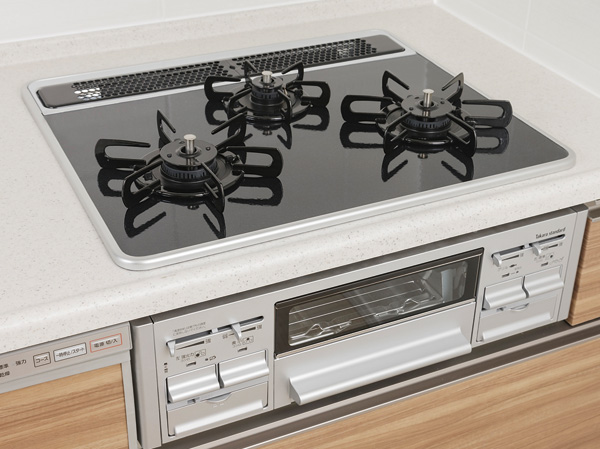 Kitchen.  [Hyper-glass coat top stove] Temperature control function and automatic cooking function with a sensor to the whole mouth, Multi-function type, which also includes such as cooking timer. Because flat top plate that detached the Gotoku, Easy to clean.