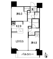Floor: 2LD ・ K + WIC (walk-in closet), the area occupied: 54.6 sq m, Price: TBD