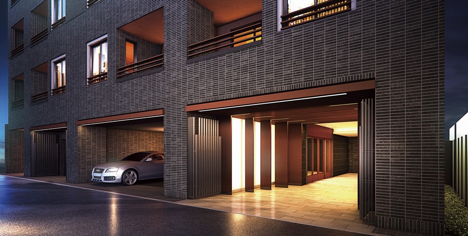  [Entrance Rendering CG] Both Rendering CG of the web is, You actual and somewhat different in those that caused draw based on the drawings of the planning stage. Planting are subject to change. Also and it has not been drawn on the assumption the state at the time of a particular season or tenants. Guttering, Air conditioner outdoor unit, Water heater, There is equipment, etc. that have not been reproduced TV antenna or the like.