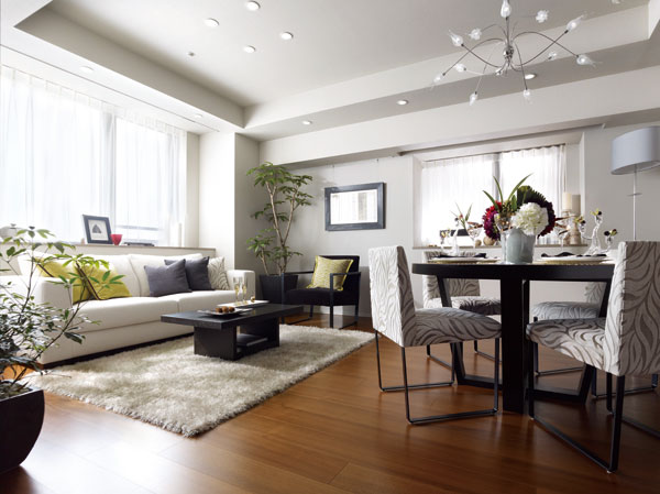 Living.  [living ・ dining]  ※ Published photograph of, In the Ctype menu plan was taken (July 2012), Some options (paid ・ Application deadline end) it also included. Also, furniture ・ Furniture etc. are not included in the sale price.