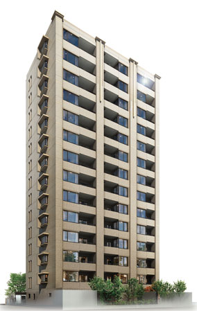 Shared facilities.  [appearance] Zenteiminami direction, 1 floor 3 House of configuration, Privacy of sheltered tranquility. (Rendering)