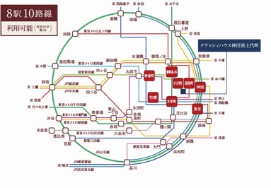 8 station 10 routes traffic access view available