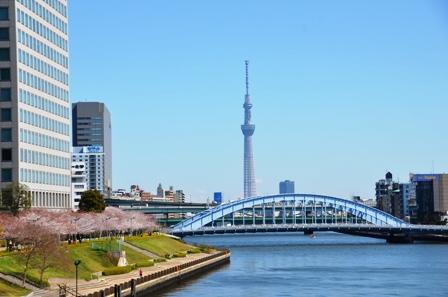 park. Sumida River Terrace