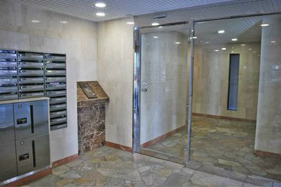 Entrance. Also it comes with a delivery box. 