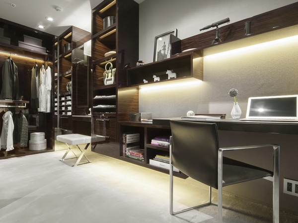 DEN storage, such as the (study corner) & dressing room