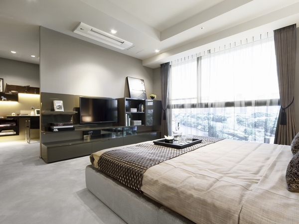 Bedroom exploitable take the rich sunlight from Haisasshi