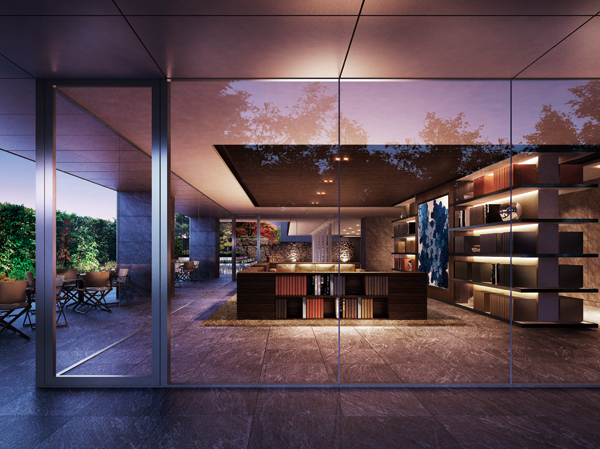 Shared facilities.  [Lounge Rendering] Immerse yourself in the lounge of the sofa. Inner-city, Of hectic time flow, Not here. Yoshi also indulge in thought alone, The also good to chat with close someone. When the sound of off becomes miss, It is also possible to relax and move to the terrace seat. Not only pass just, Here is the common space will want to spend slowly.