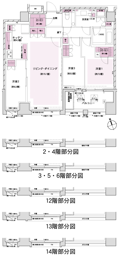 Floor: 3LDK + WIC + SIC, the occupied area: 89.82 sq m, Price: TBD