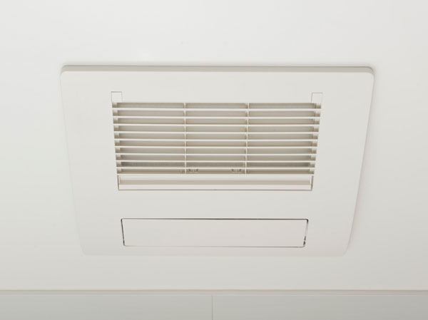 Bathing-wash room.  [Bathroom ventilation dryer] Also active in the drying of laundry on a rainy day, The bathroom ventilation dryer also includes a bathroom of the heating function has been standard equipment.