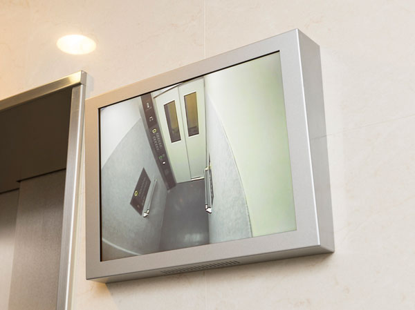 Security.  [Security Monitor] Installing the LCD monitor is on the first floor elevator hall. Always reflect the situation in the elevator. (Amenities are all the same specification)