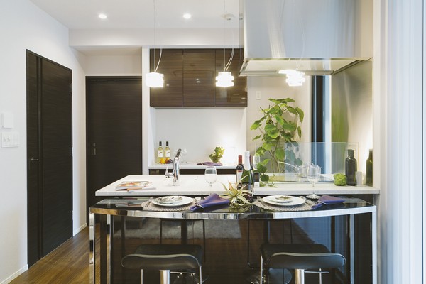 Interior kitchen to blend into the room