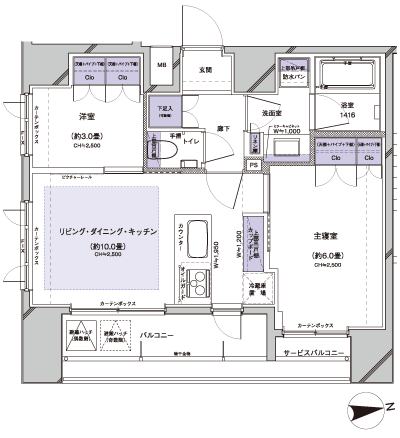Floor: 2LDK, occupied area: 45.83 sq m, Price: TBD