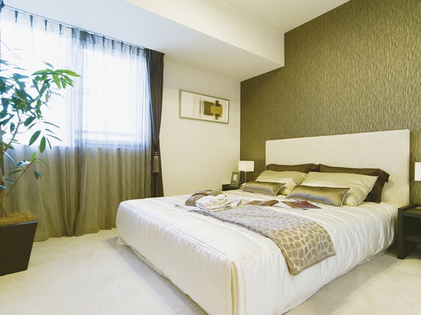 Western-style (1) calm perfect for the main bedroom space. Walk-in closet is installed, Clothing, of course, Variety of items you can clean storage.