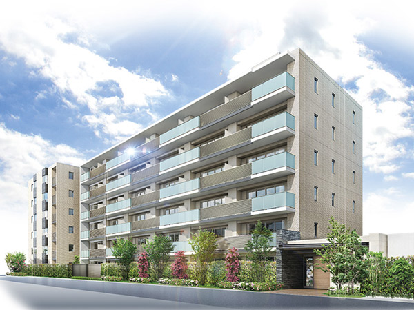 Features of the building.  [appearance] It was to cherish in the design, Instead of pursuing only the spirit of innovation, To pay tribute also to the history of the town has been stacked. Once the image of a "cloth" was also a specialty of the land, It has built a facade. (Exterior view)