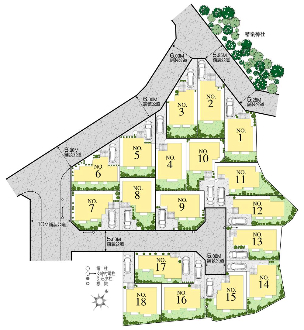 The entire compartment Figure. Pleasant open-minded open outside 構花 and fruit sunshine full of life-style room of Nantei is create, Loose live 3LDK center is planting plan family tree form can enjoy