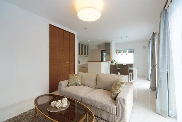 Living. Model house (July 2013) Shooting