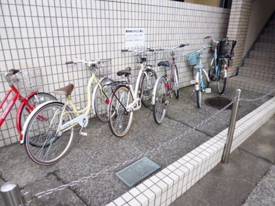 Other common areas. Bicycle parking space