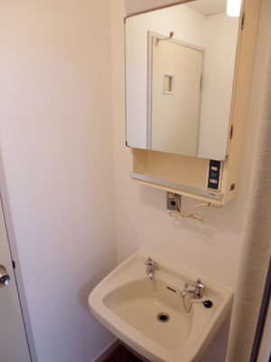 Washroom. Vanity is there that independent