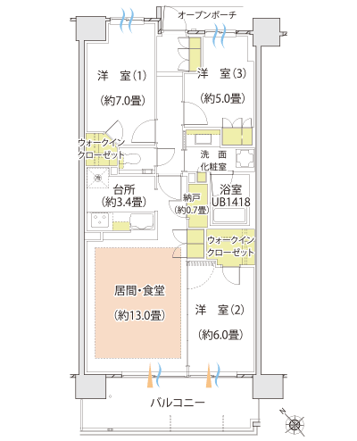 Floor: 3LDK + 2WIC + N, the occupied area: 77.17 sq m, Price: TBD
