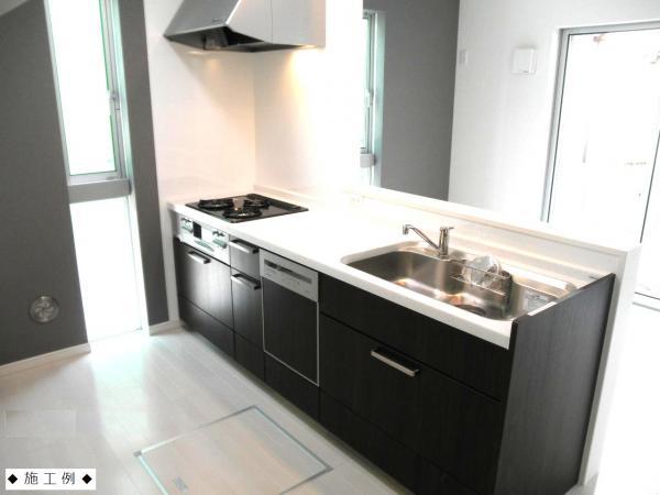 Building plan example (introspection photo). Kitchen construction cases