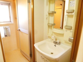 Washroom. It is a convenient independent washbasin