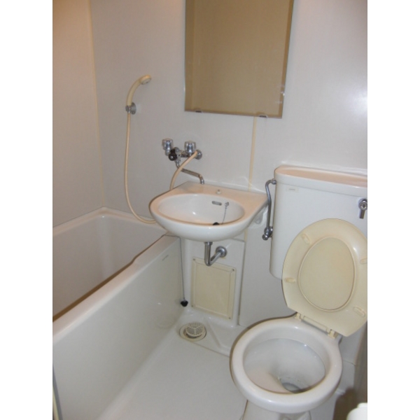 Bath. Clean simple unit bus