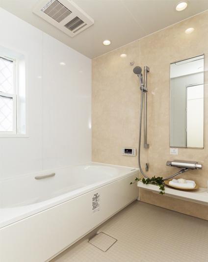 Bathroom. Bathroom of relaxation with a functional beauty (November 2013) Shooting