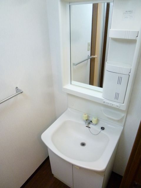 Washroom. Independent wash basin.