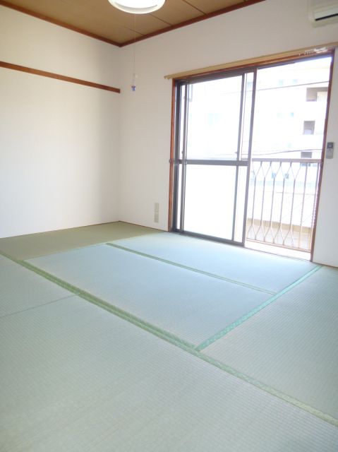 Living and room. Beautiful Japanese-style room in the new tatami.