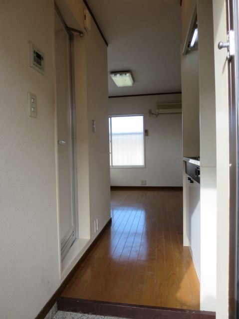 Entrance. The living room from the entrance.