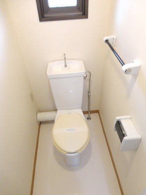 Toilet. Toilet with a window