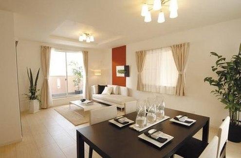 Building plan example (introspection photo). Living example of construction