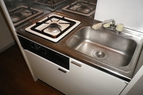 Kitchen. Washing machine Storage