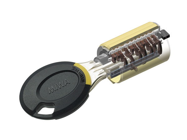 Security.  [Dimple key] Entrance tablets to achieve a number of key differences between the 12 billion ways, Adopt effective dimple cylinder lock to prevent picking crime. Also, It has extended security effect in the double lock. (Conceptual diagram)