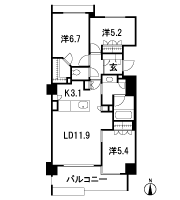 Floor: 3LDK + WIC, the occupied area: 73.08 sq m, Price: TBD