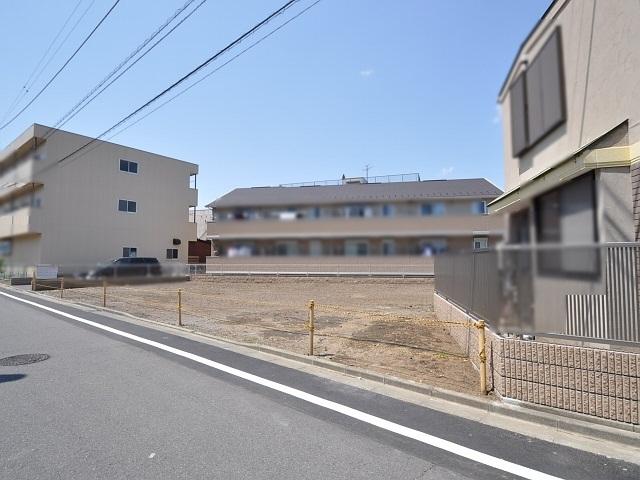 Local land photo. Field landscape Vacant lot
