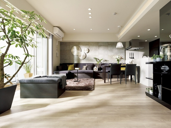 Building structure. living ・ dining( ※ model room ・ E 'type / Including paid option to part. Select Plan ・ Application of color selection, etc. has ended)