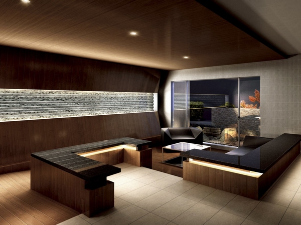 Building structure. <Brillia (Brilliance) Sengawa> lounge (Rendering)