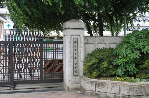 Primary school. 560m Chofu Municipal first elementary school to elementary school