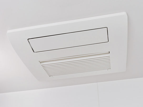 Bathing-wash room.  [TES-type bathroom heater dryer] TES-type bathroom heater dryer of Tokyo gas is ventilation in the bathroom, It reduces the occurrence of mold. further, It is also convenient to dry out the laundry on a rainy day in the drying function.