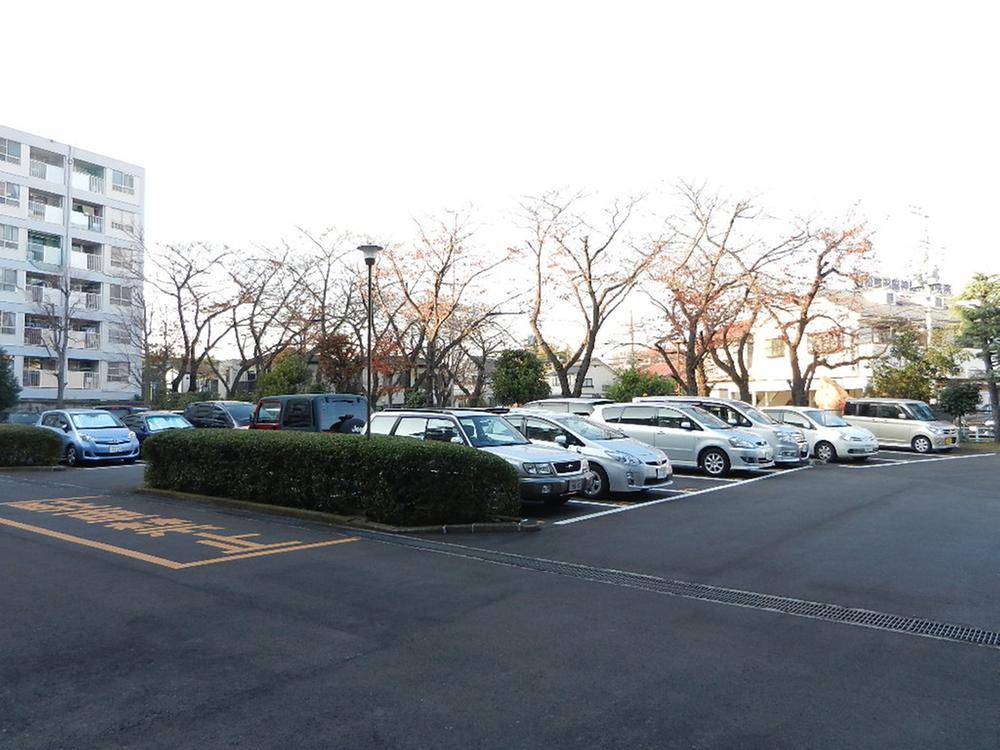 Parking lot. Common areas