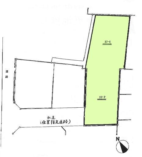 Compartment figure. Land price 40 million yen, Land area 185.66 sq m compartment view