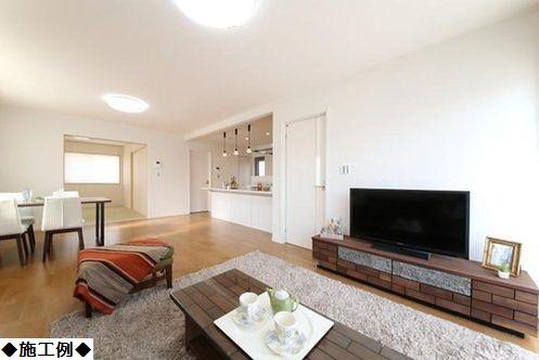 Building plan example (introspection photo). Living example of construction